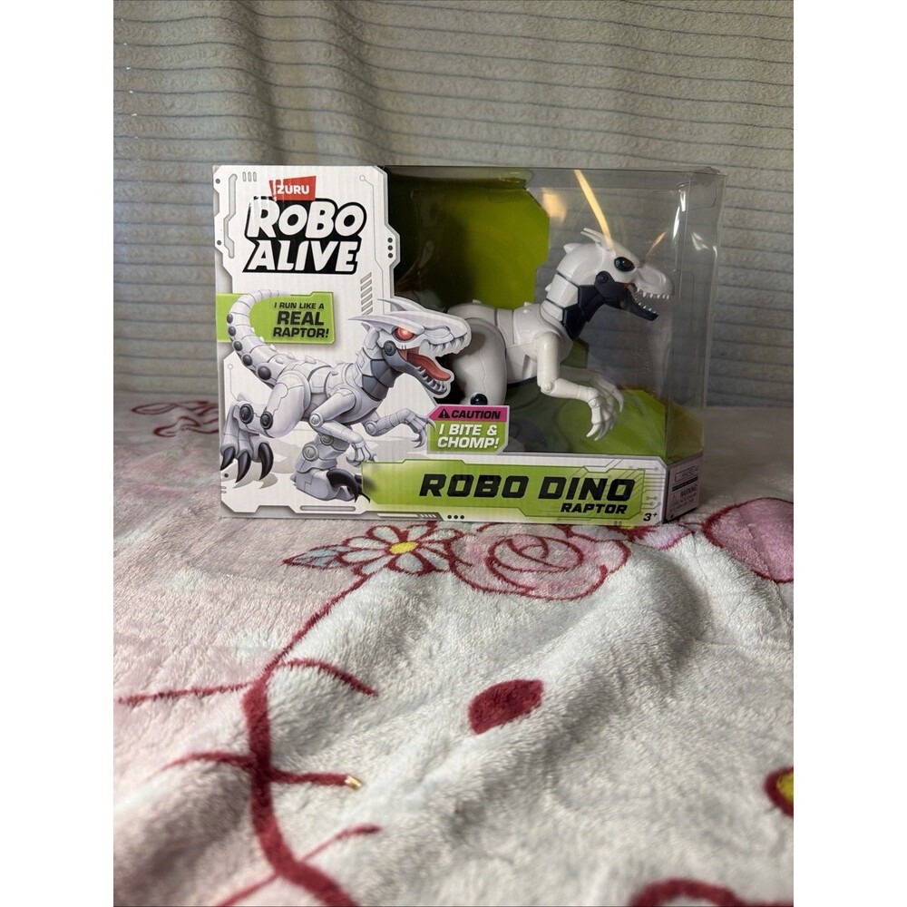 Robo Alive Robo Dino Raptor Electronic Robot Toy Dinosaur by ZURU- NEW